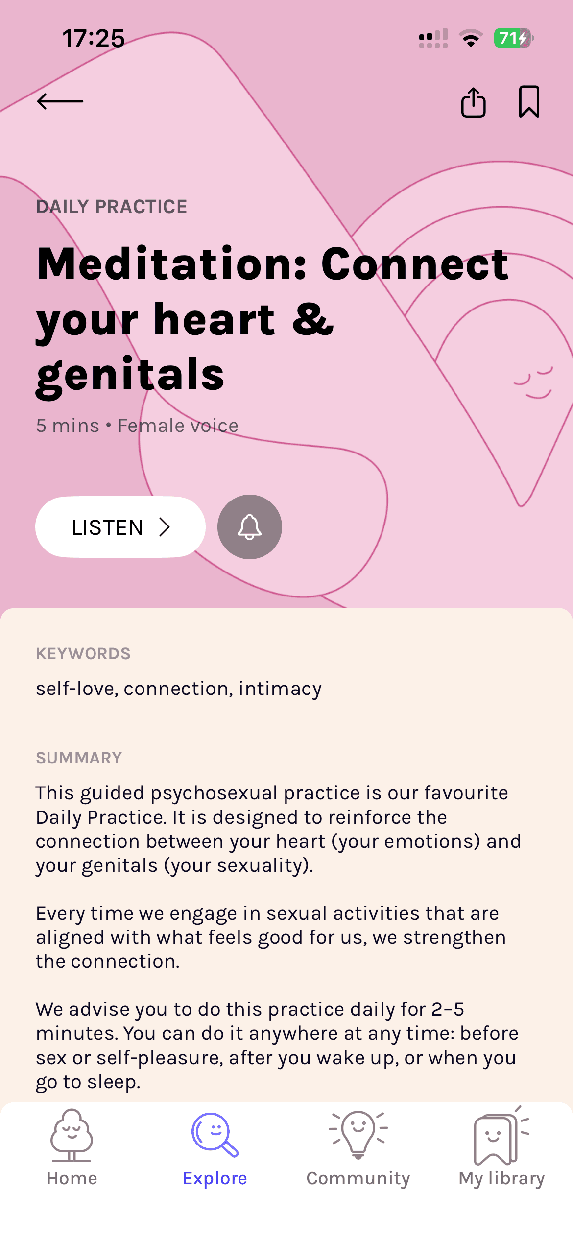 Meditation: Mutual masturbation
